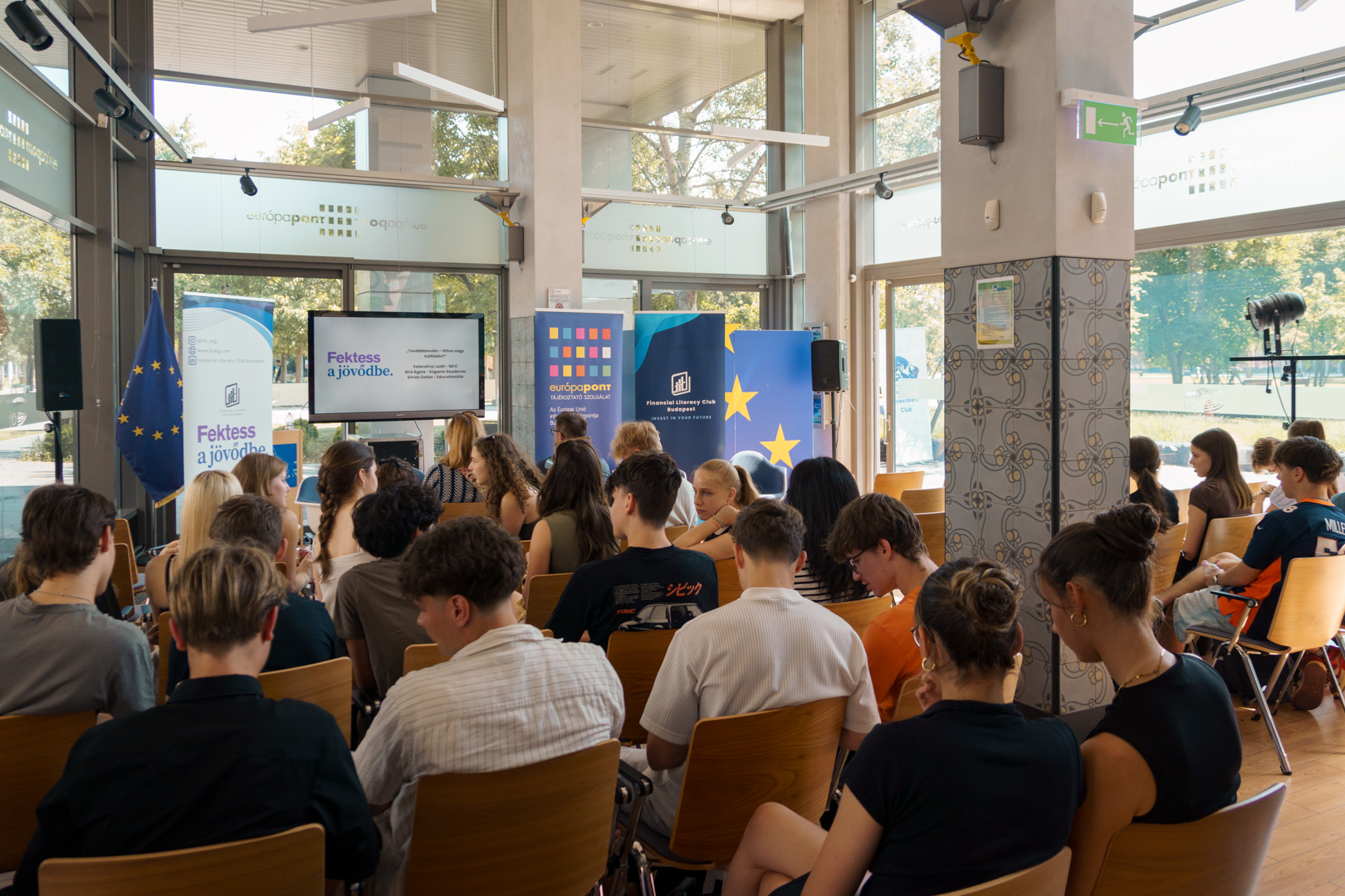 Financial Literacy Club presentation event